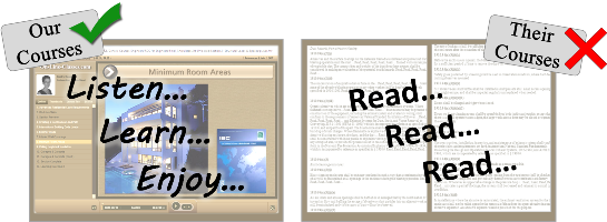 On-Line-Classes narrated continuing education